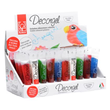 Obrázek DECORGEL ASSORTED COLORS 20G