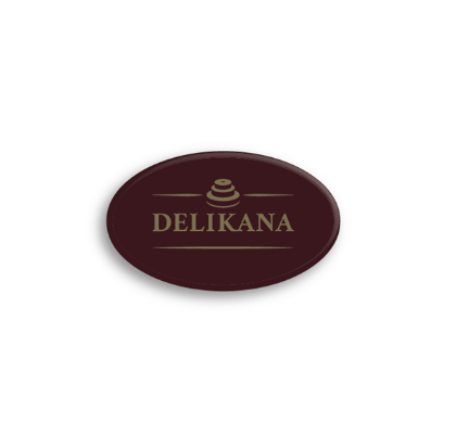 Obrázek BLISTER OVALE 3,9x2,4 - DELIKANA FONDENTE (595ks) (NEW) (S)