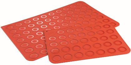 Obrázek SILIKONOVÝ PLÁT -34ks Macarons- 30x40cm (S)