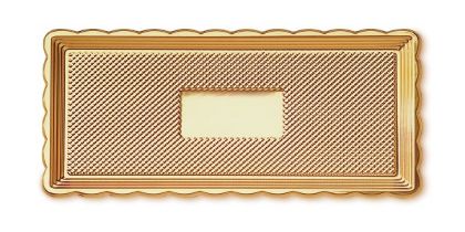 Obrázek PODNOS ZLATÝ 15x30cm - 150 ks (018/2)