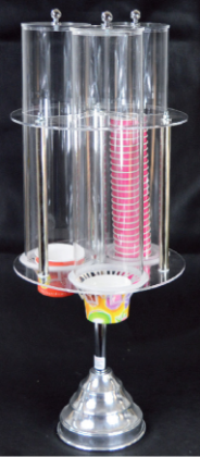 Obrázek ZASOBNÍK NA KELÍMKY 3 x tubus Ø min. 6,5cm max. 11,5cm, celková výška 80cm