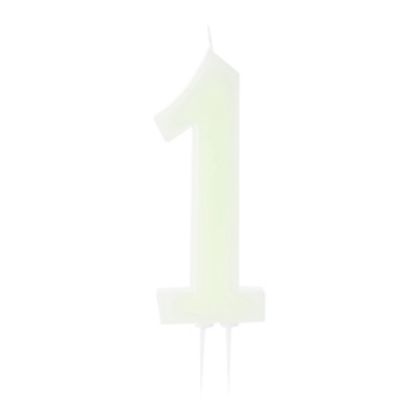 Obrázek FLUORESCENT CANDLE 1 H12cm