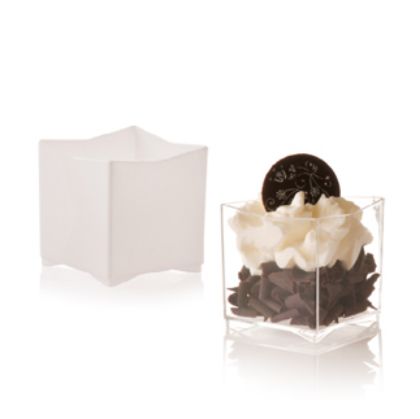 Obrázek KUBO MINI DESSERT 60ml PS TRANS. - 100ks