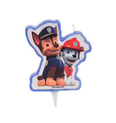 Obrázek FLAT SHAPED CANDLE PAW PATROL (3MOD)