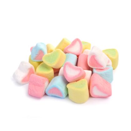 Obrázek HEARTS MIX 4 COL. MARSHMALLOWS (500g.)