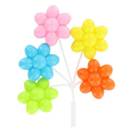 Obrázek PLASTIC FLOWER-SHAPED BALLOONS