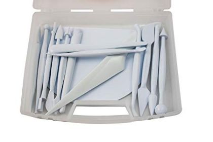 Obrázek SADA VYKRAJOVACÍHO NÁŘADÍ (kufřík 14ks) - bílý