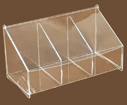 Obrázek ZASOBNÍK NA POSYP, DEKORACE - 3 KOMORY, celková šířka 34cm  