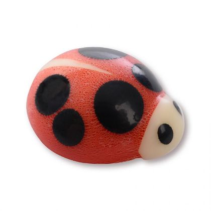 Obrázek DECORAZIONI IN BLISTER IN CIOCCOLATO BIANCO - LADYBUG (100ks)