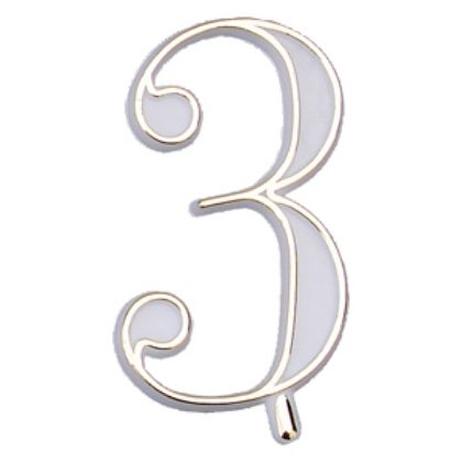 Obrázek PLASTIC NUMERAL 3 (100 ks/bal)
