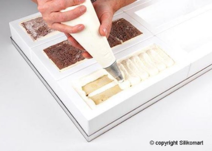 Obrázek SET 8x SILIKONOVÁ FORMA - TUNEL 22x6cm + TÁC 