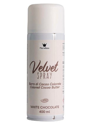 Obrázek 40LCV024 (LCV224) VELVET SPRAY BÍLÁ ČOKOLÁDA 400 ML