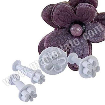 Obrázek SADA VYKRAJOVÁTEK "KYTKA S 5 LÍSTKY" 4ks