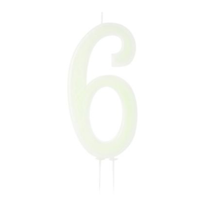 Obrázek FLUORESCENT CANDLE 6 H12cm