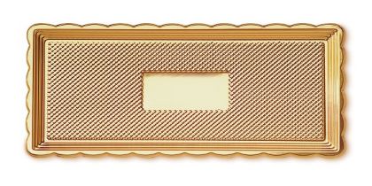 Obrázek PODNOS ZLATÝ 15x35cm - 100 ks (018/3)