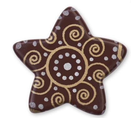 Obrázek ABSTRACT CHRISTMAS STAR DARK (4MOD) (96ks)