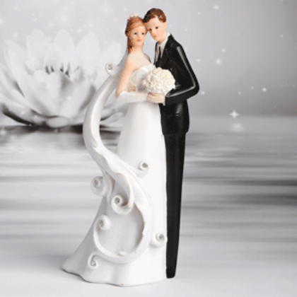 Obrázek WEDDING COUPLE W/VEIL