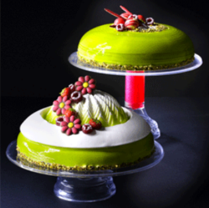 Obrázek PLASTIC CAKE STAND D33,5xH10