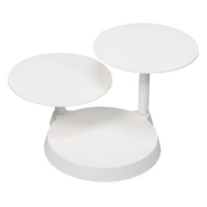 Obrázek WHITE CAKE STAND 3 LAYERS (10 ks/bal)